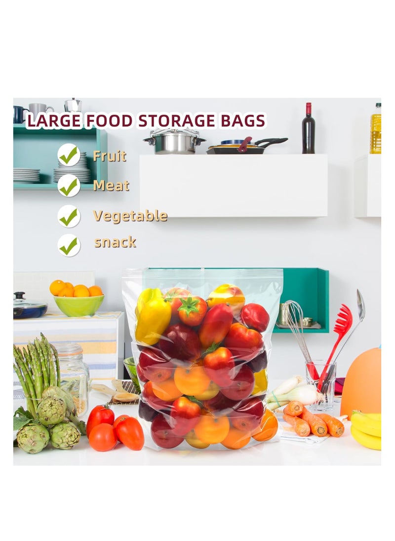 Generic large seal freezer bags, pack of 12  - Image 2