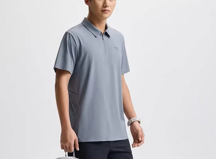 ANTA Quick-Dry Polo | Men’s Cooling Business Performance Shirt/Quick-Dry Comfort · Soft Touch · Business-to-Sport Versatility