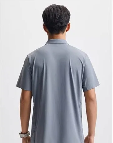 ANTA Quick-Dry Polo | Men’s Cooling Business Performance Shirt/Quick-Dry Comfort · Soft Touch · Business-to-Sport Versatility