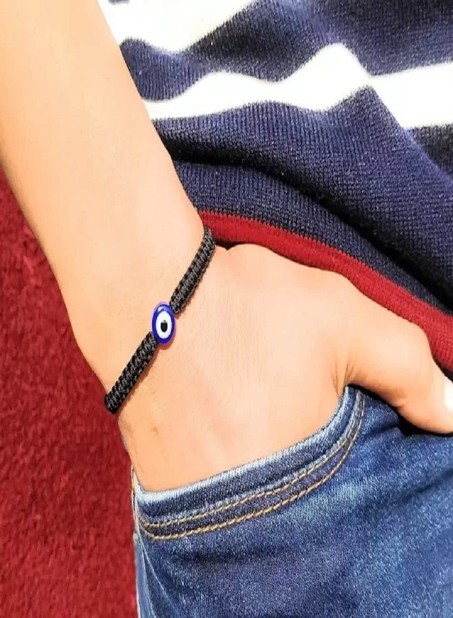 LIGAMENT Silk Dori Beads Bracelet for avoid negative energy (unisex) (Black Evil Bracelet) - Image 2