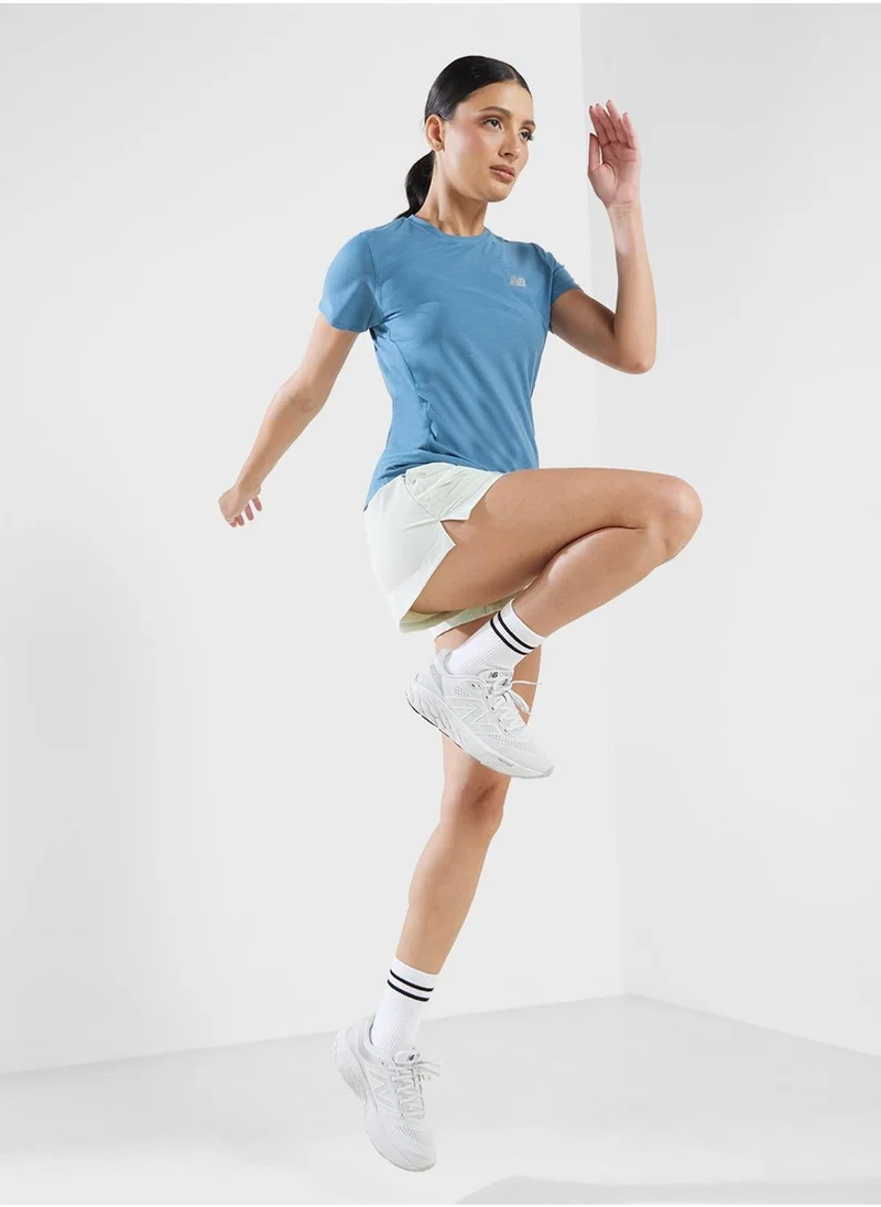New Balance Jacquard Slim T-Shirt