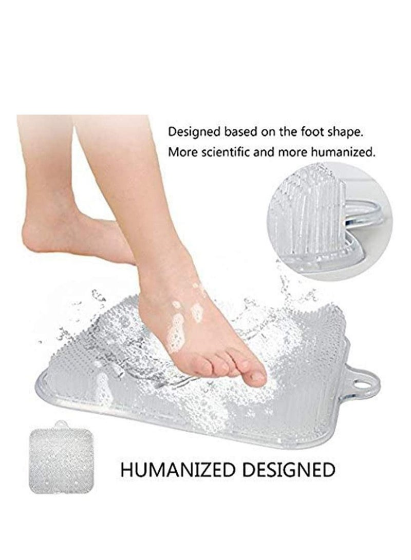 SYOSI Shower Foot Scrubber Cleaner Exfoliating Feet Massager Spa for Shower with Suction Cup Improves Foot Circulation & Reduces Foot Pain - Image 2