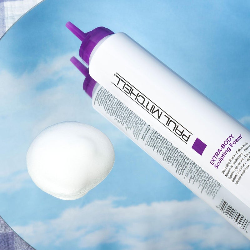 Paul Mitchell Extra-Body Sculpting Foam, Adds Fullness, Touchable Finish, For Fine Hair, 16.9 oz - Image 5