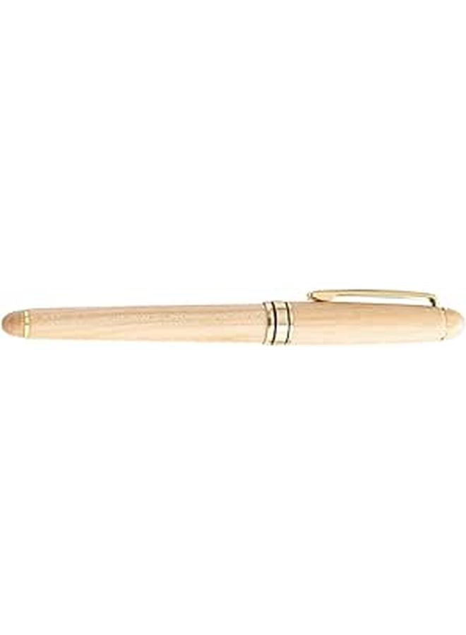 Vintage Wooden Fountain Pen White Business Office Writing Calligraphy - Image 1