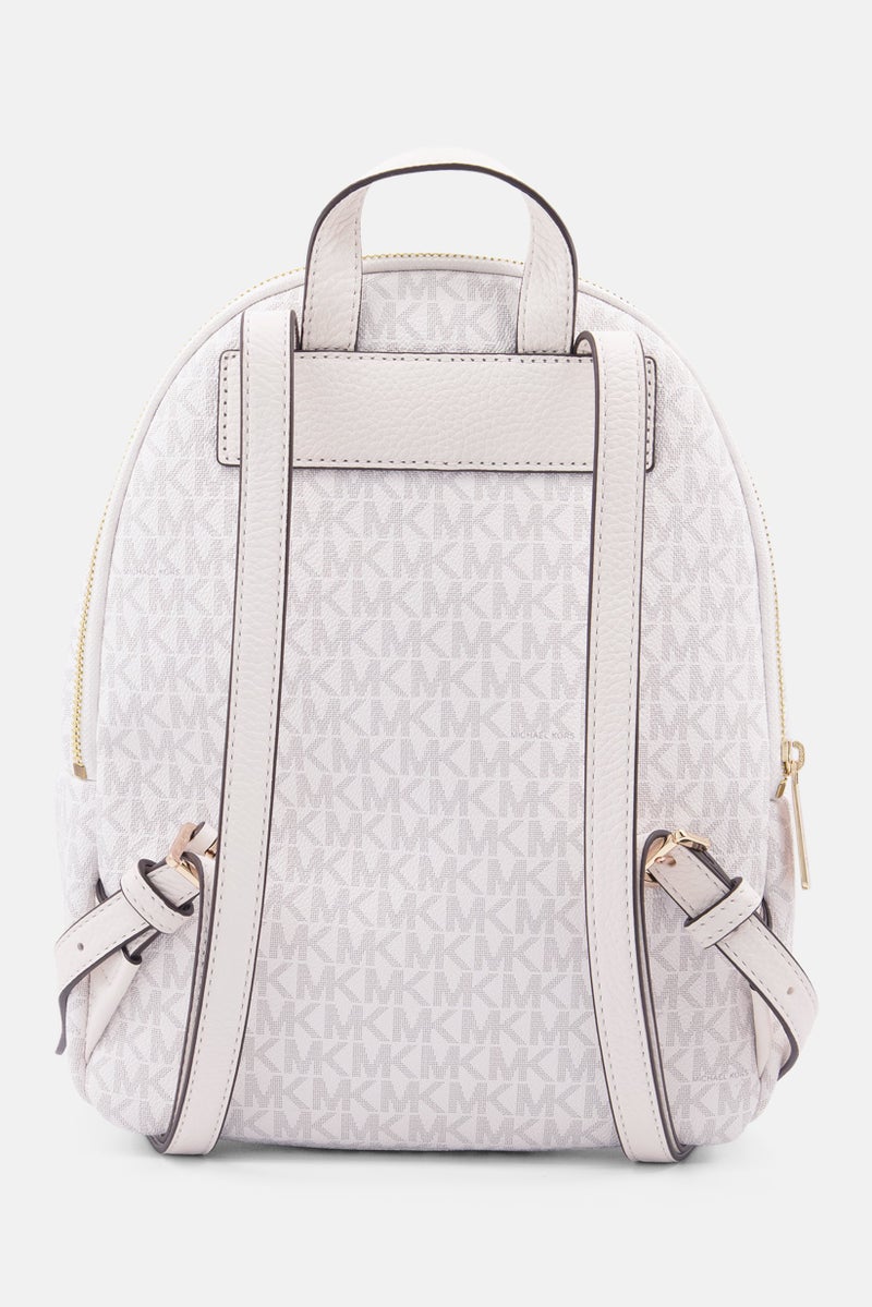 Michael Kors Women Brand Logo Backpack, White  - Image 2