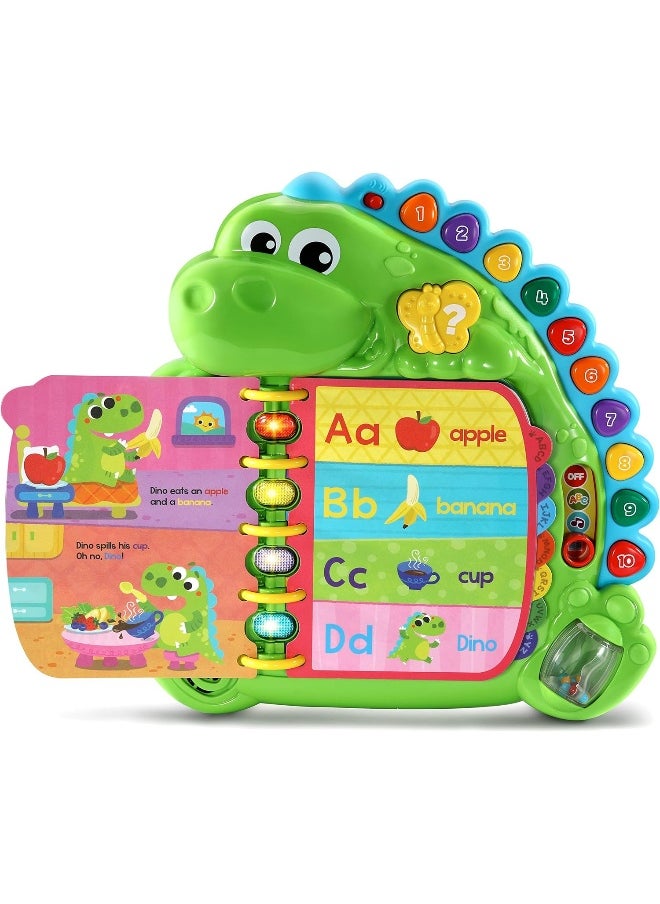 LeapFrog Dino’S Delightful Day Book, Bilingual Alphabet Learning Book For Toddlers, Fun Interactive Dinosaur Storybook That Teaches Abcs And Emotions, Ideal For Ages 18 Months+  - Image 3