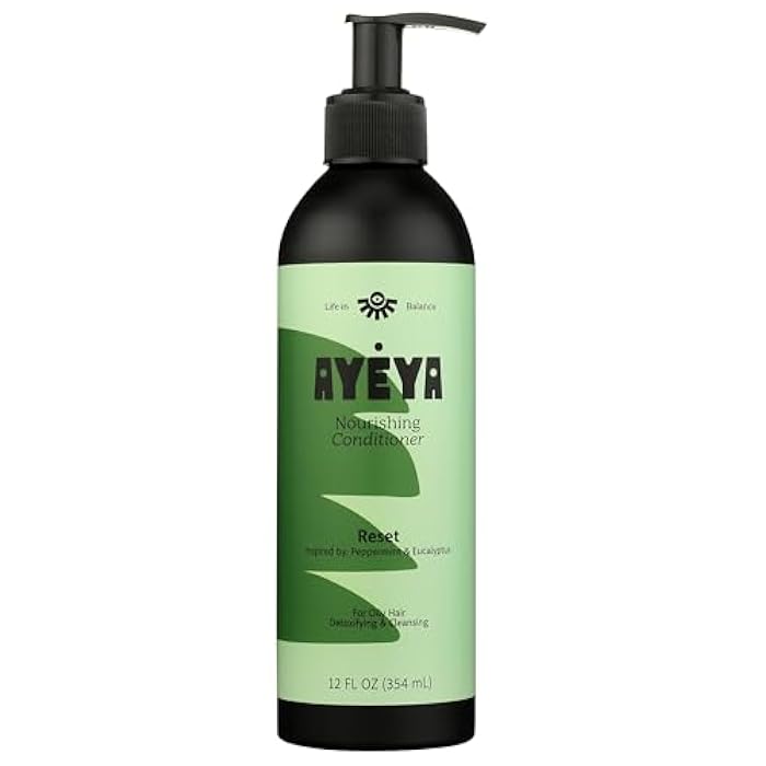 Ayeya AYÉYA Reset Conditioner – Clarifying Conditioner with Neem Oil, Peppermint & Eucalyptus | Lightweight Vegan Moisture for Oily or Flaky Scalps | Silicone-Free, pH Balanced, Clean Hair Care - Image 1