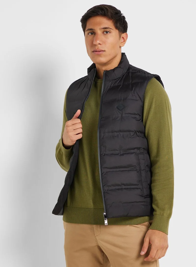 Hackett Zip Through Puffer Gilet