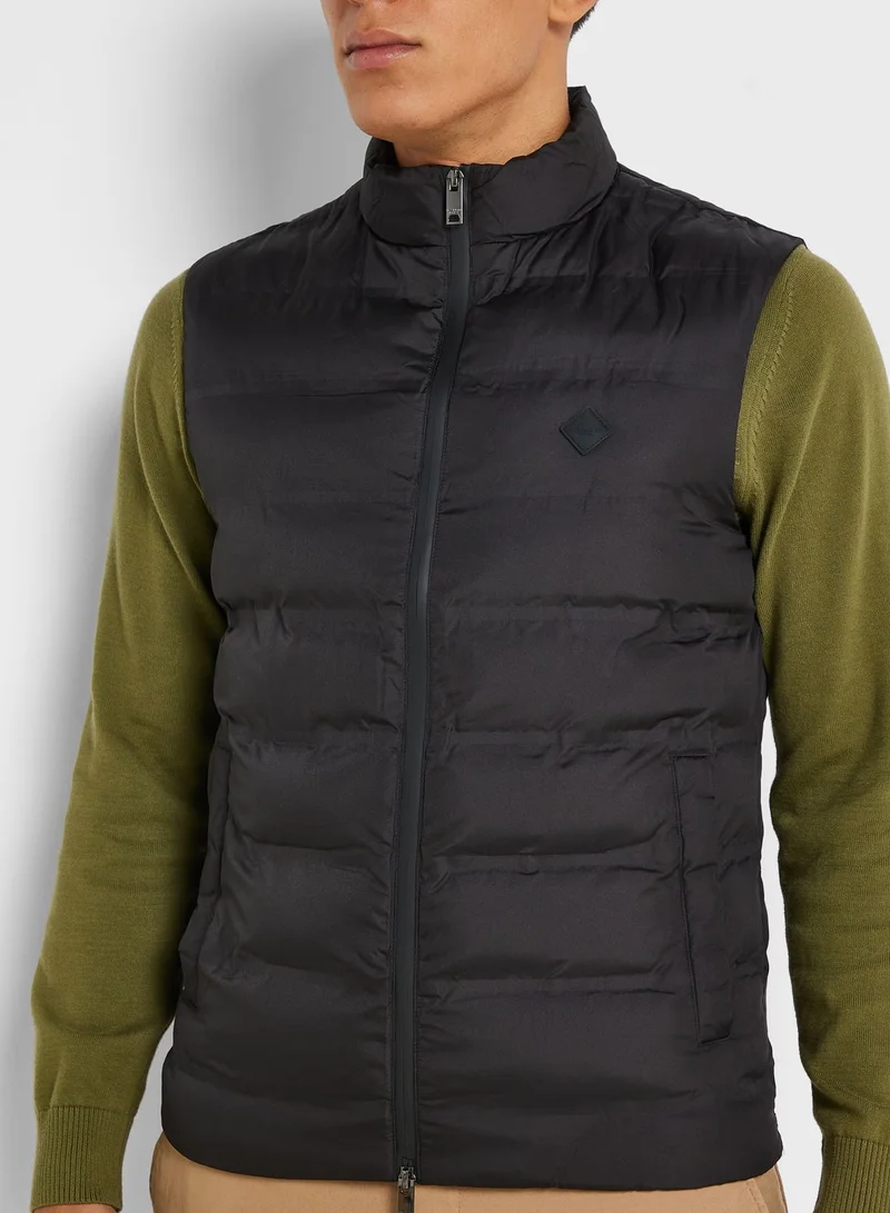 Hackett Zip Through Puffer Gilet