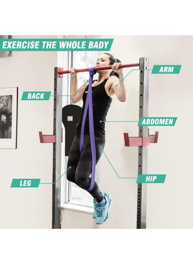 MOSH Pack of 4 Resistance Bands Set for Workout and Pull Up Assistance | Exercise Bands for Strength Training, Physical Therapy, and Body Shaping | For Home, Gym, and Travel - Image 4