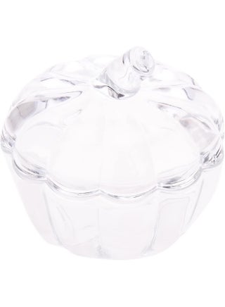 AKDC Glass Sugar Pot L(10CM) XW(10CM) XH(9CM) Transparent