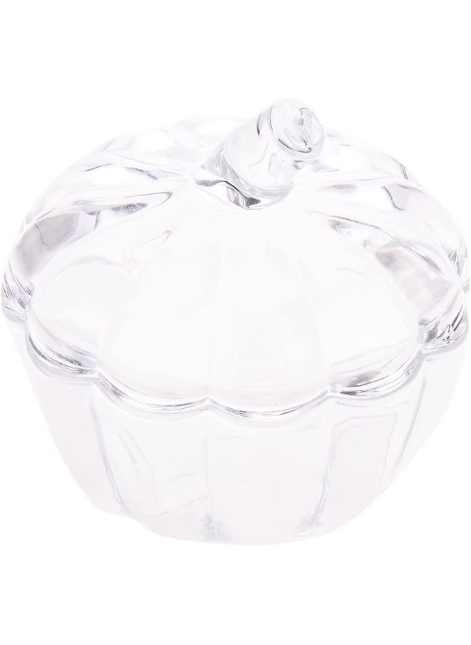 AKDC AKDC Glass Sugar Pot L(10CM) XW(10CM) XH(9CM) Transparent  - Image 1