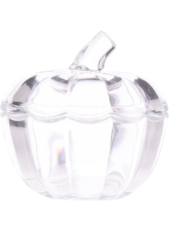 AKDC AKDC Glass Sugar Pot L(10CM) XW(10CM) XH(9CM) Transparent  - Image 2