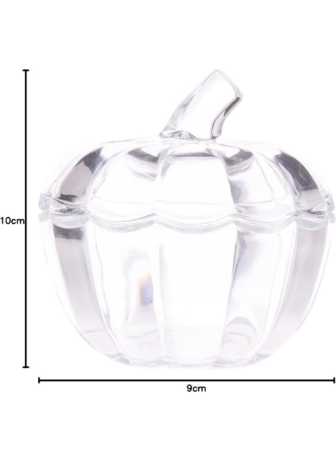 AKDC AKDC Glass Sugar Pot L(10CM) XW(10CM) XH(9CM) Transparent  - Image 4