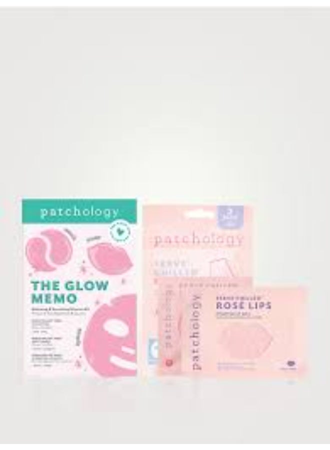 باتشولوجي Patchology مجموعة "The Glow Memo" للعناية بالبشرة: ترطيب وتنعيم - Image 3