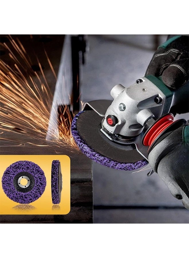 10 Pack Strip Discs Rust Remover Wheel Stripping Wheel for Angle Grinder Paint Strip Wheel Quick Abrasive Discs Rust, Oxidation, Paint Remover(115X22) - Image 2