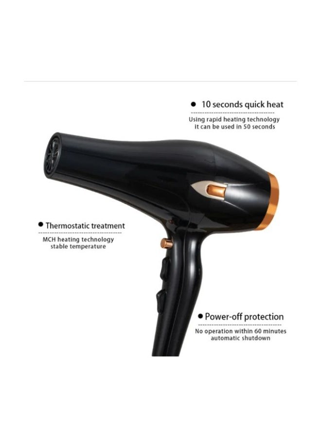 Home Gold Hair Dryer 3000 Watts HG-682 - Image 3