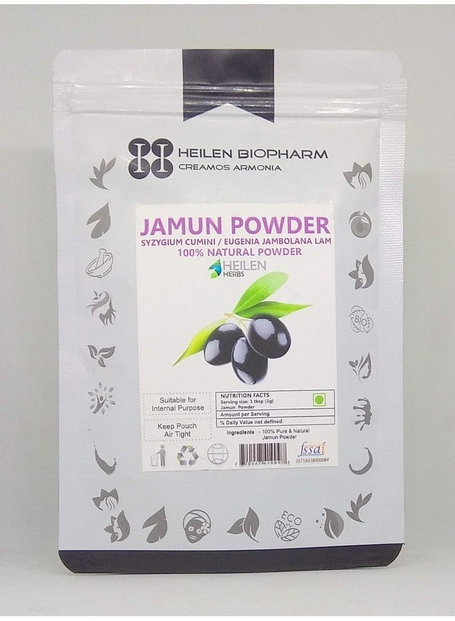 Heilen Biopharm Heilen Biopharm Jamun (Eugenia Jambolana Lam/Syzygium Cumini) Powder For Healthy Nutrition - 400 g Pack of 1  - Image 2
