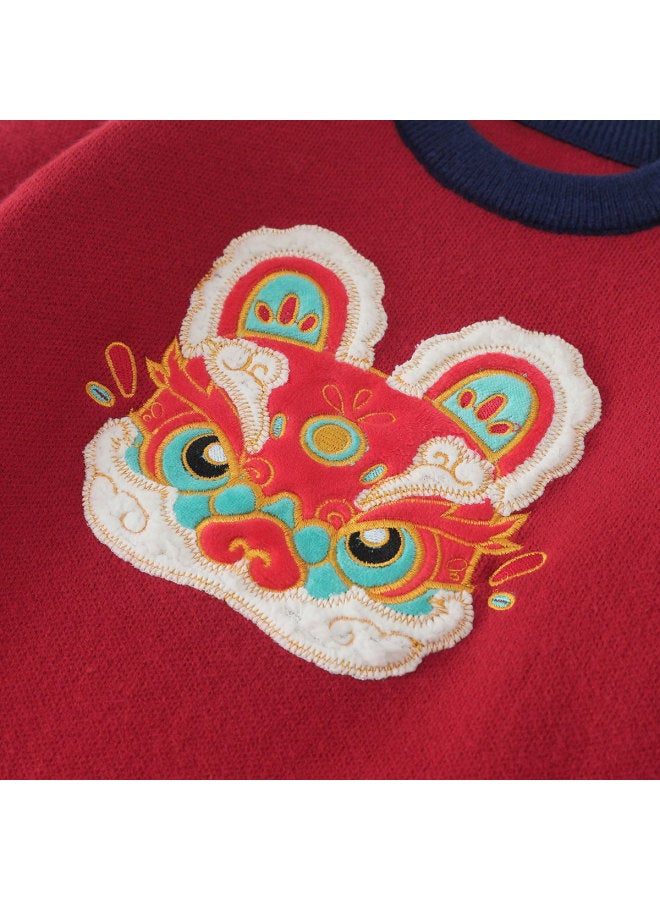 Baby Bodysuit Newborn Romper Infant New Year Crawling Suit One-piece - Image 5