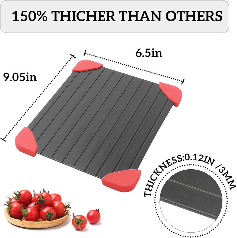 Spectabilis Defrosting Tray for Frozen Meat, Miraculous Rapid Natural Heating Defroster Board, Small Size Thawing Plate Kitchen Mat - Image 2
