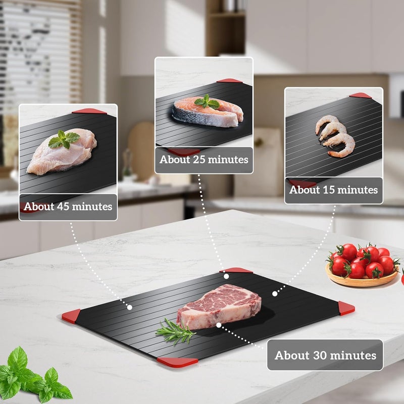 Spectabilis Defrosting Tray for Frozen Meat, Miraculous Rapid Natural Heating Defroster Board, Small Size Thawing Plate Kitchen Mat - Image 3