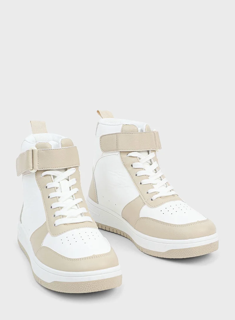 Ardene Lace Up High Top Sneakers