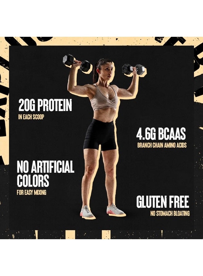 ANIMAL مسحوق بروتين مصل اللبن 100% - مزيج مصل اللبن قبل أو بعد التمرين، للتعافي أو كتعزيز بروتين في أي وقت - سكر منخفض - فانيليا، 4 رطل - Image 5