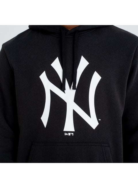 New Era Nosmlbregularhoodyneyyanblkwhi Men's Black Hoodie