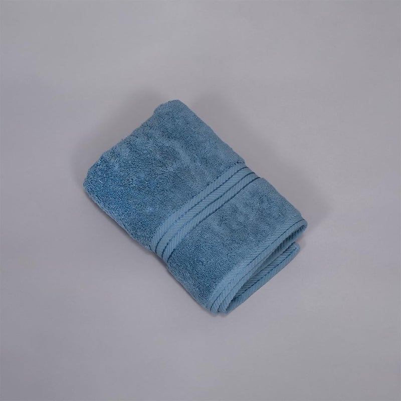 Bed N Home, Cotton Hand Towel, 50 cm Width x 100 cm Length, Blue