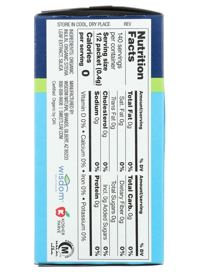 SweetLeaf - Organic Stevia Sweetener, 70 Count - Image 1