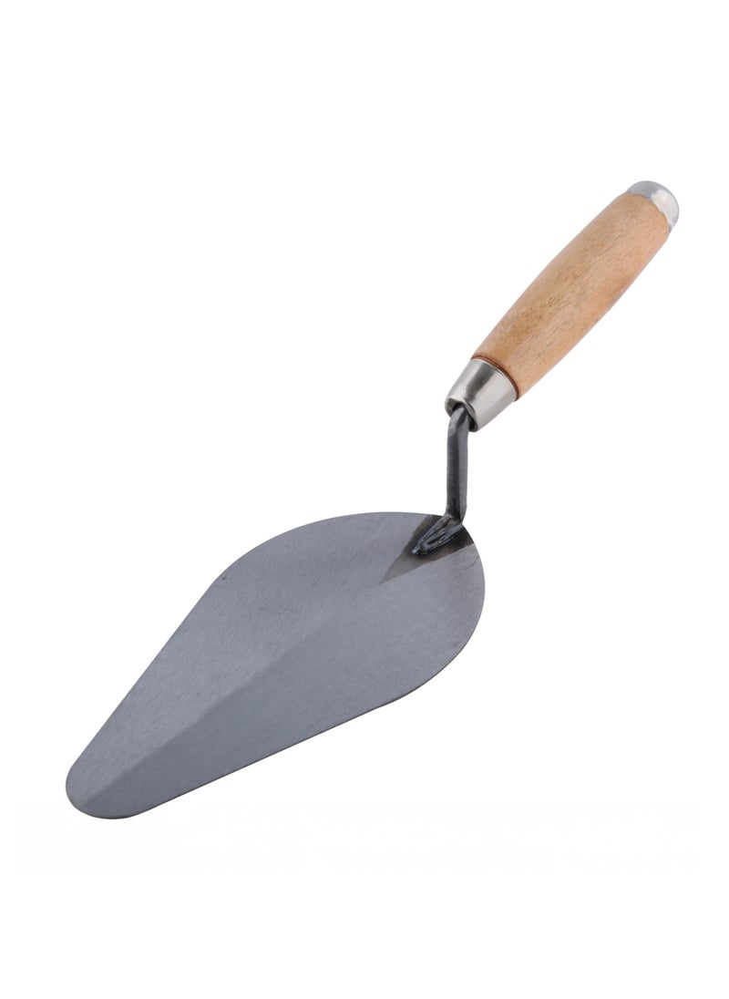 BMB tools - Trowel  – Bricklaying Trowel with Wooden Handle, Durable Cement and Mortar Tool for Professionals, DIY Bricklaying, and Students –  for Precision and Comfort in Construction Projects - Image 1