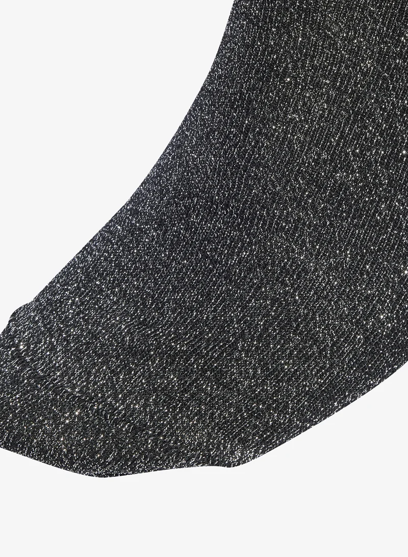 adidas Originals 2 Pack 3-Stripes Glitter Crew Socks