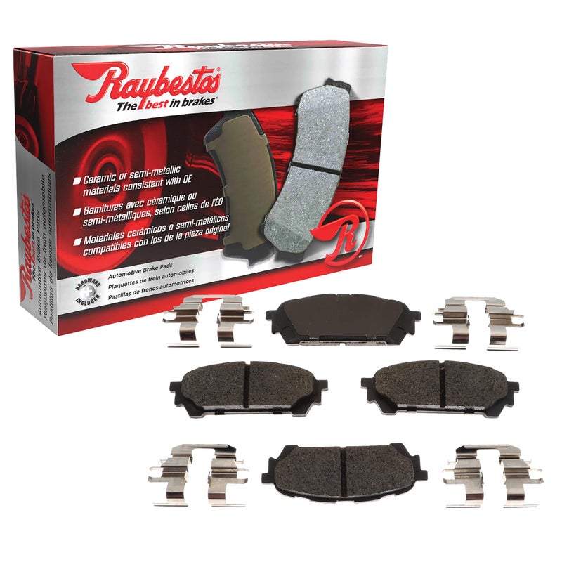 Raybestos RLine Automotive Replacement Front Brake Pad Set for Select Ford Lincoln MGD702MH