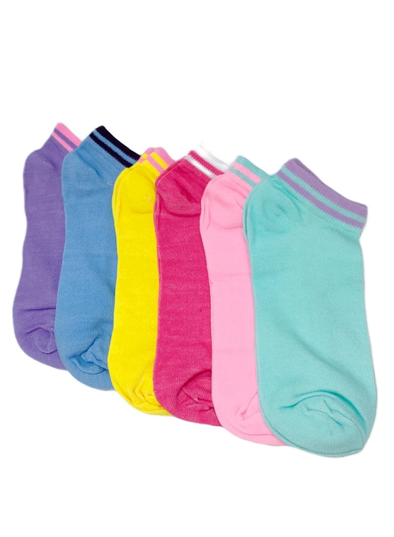 6pairs of Beautiful multicolors women's socks 