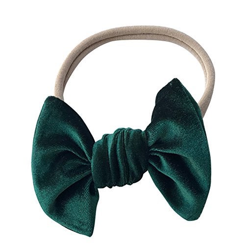 Song Qing Baby Girl Bows Nylon Headbands Elastics Hairbands for Baby Girls Newborn Infant Toddlers Kids - Image 1