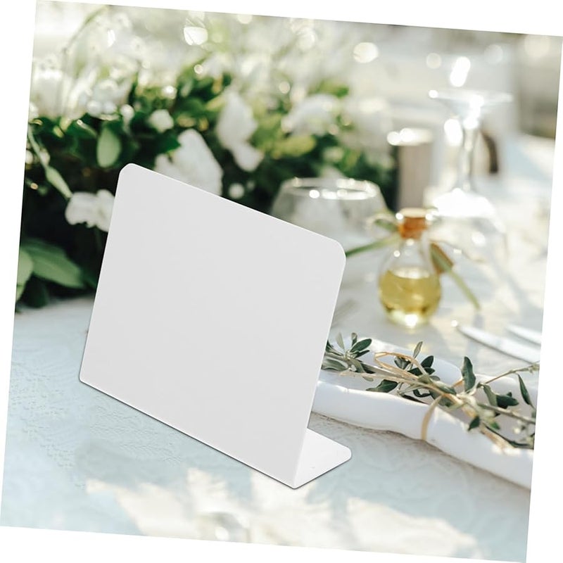 Frosted Acrylic Table Number Signs 10Pcs Reusable Name Display Boards for Wedding Events - Image 5