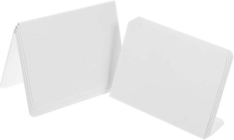 Frosted Acrylic Table Number Signs 10Pcs Reusable Name Display Boards for Wedding Events - Image 2