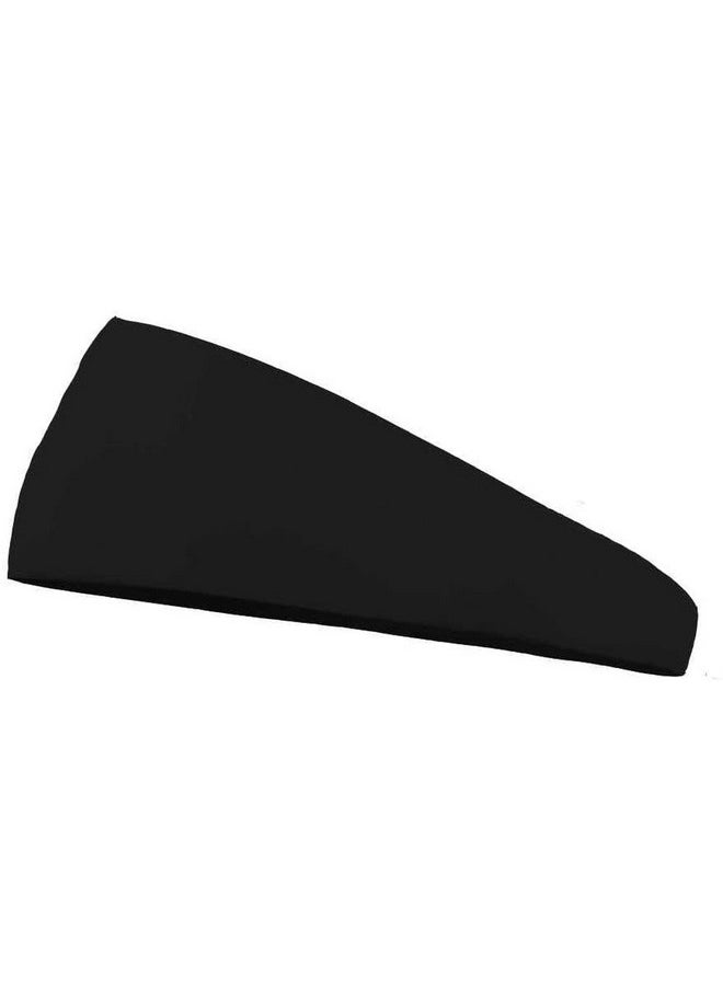 Bondi Band - Headbands For Women 4 Inch Anti Slip Workout Headbands That Stay In Place Absorbent Moisture Wicking For Running Yoga Skiing And More Black - Image 1