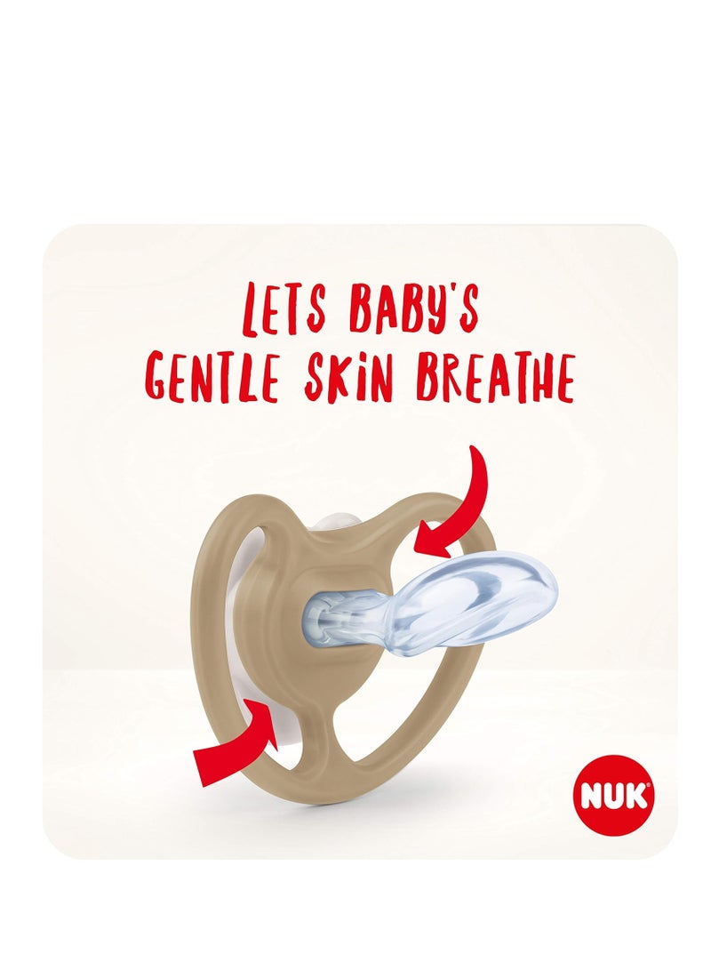 نوك لهاية سيليكون لتقويم الأسنان من نوك سبيس ديزني ميكي ماوس، عبوة من قطعتين - Image 4