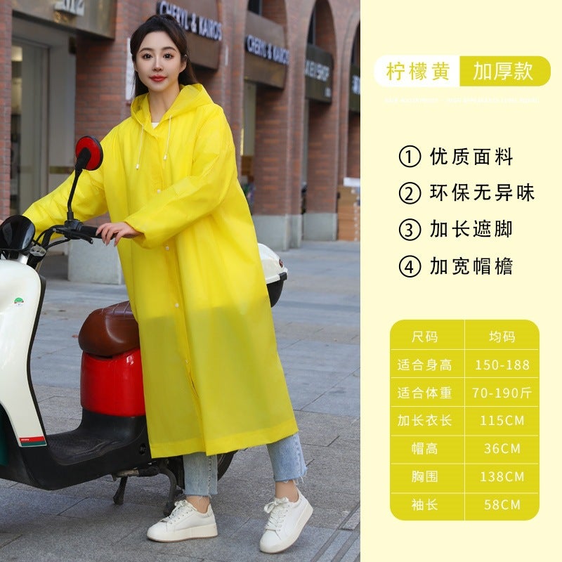 Disposable Raincoat Single Long Full-Body Anti-Rainstorm Men'S Adult Outer Wear Travel Portable Thickened Children'S Poncho - Image 1