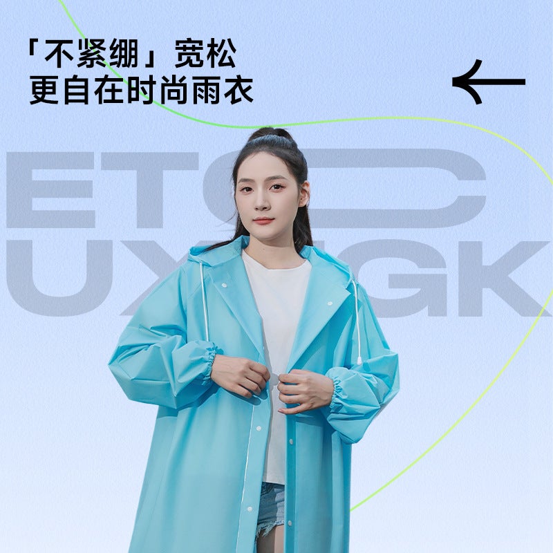 Disposable Raincoat Single Long Full-Body Anti-Rainstorm Men'S Adult Outer Wear Travel Portable Thickened Children'S Poncho - Image 4