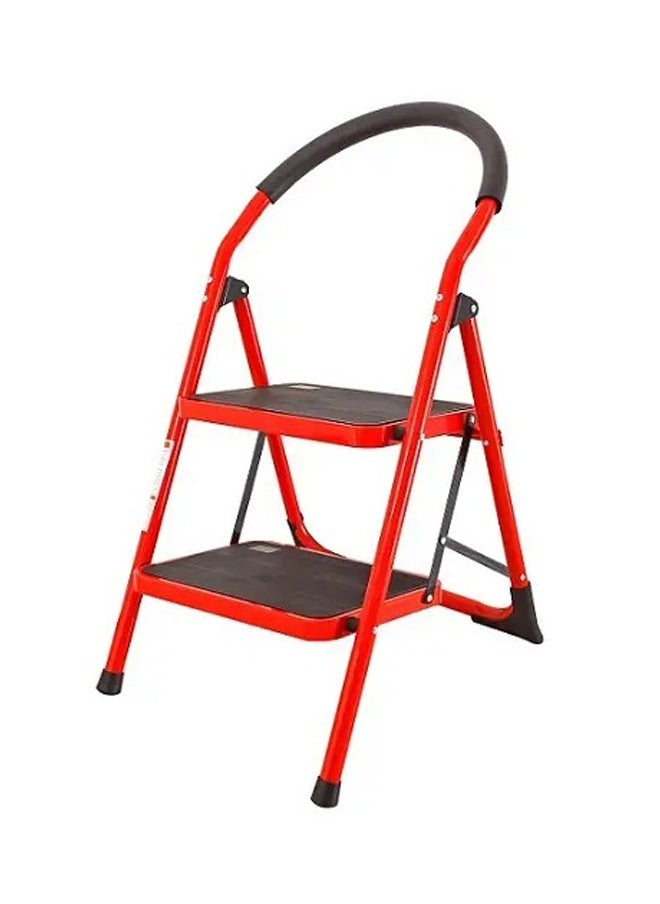 upspirit 2 Steps Steel Ladder Red  - Image 1