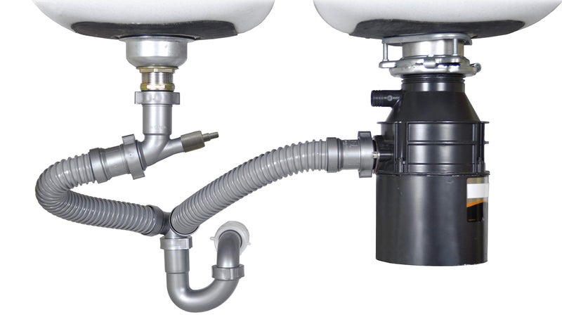 Coflex Snappy Trap 1 1/2" All-In-One-Drain Kit for Double Bowl Kitchen Sinks - Image 2
