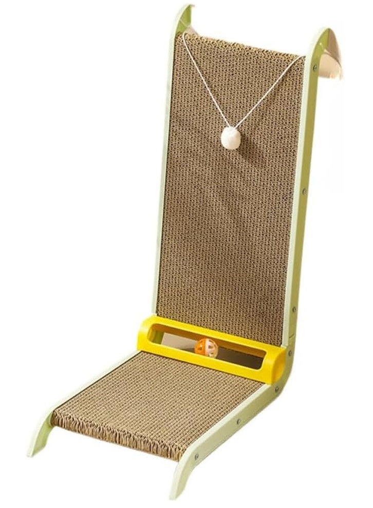 ZCM-HAPPY L-shaped Cat Scratching Board pet Claw Grinding Artifact large Cat Scratching Board Green Anti-Scratch Cat Toy - Image 1