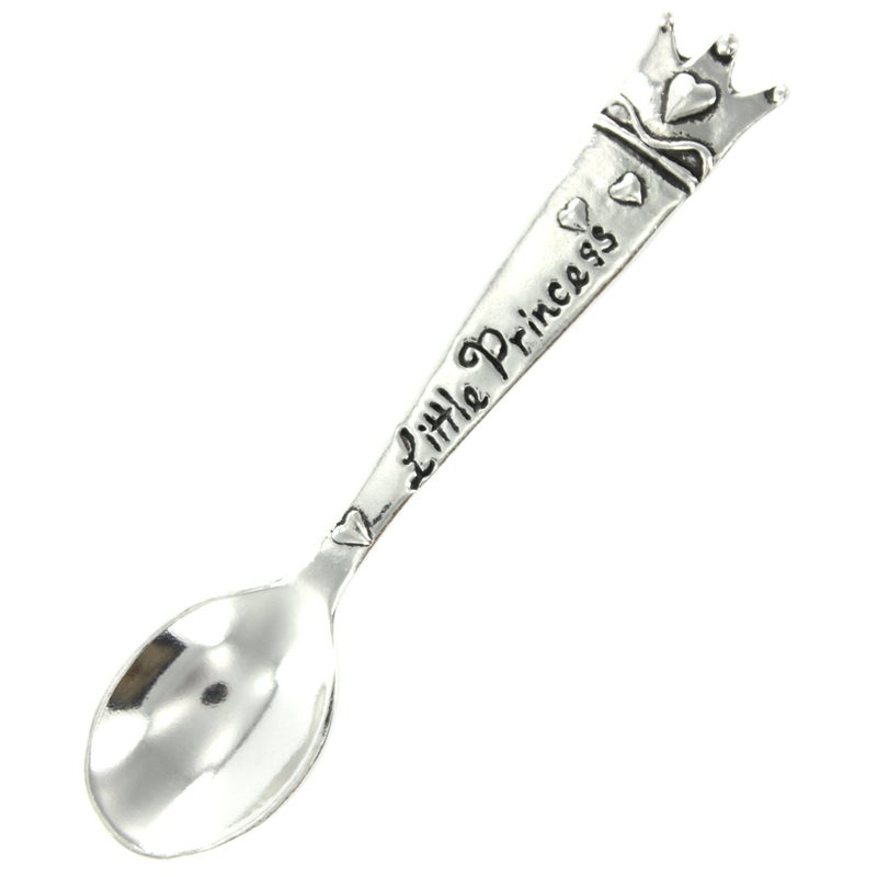 Basic Spirit Little Princess Pewter Baby Spoon - Image 5