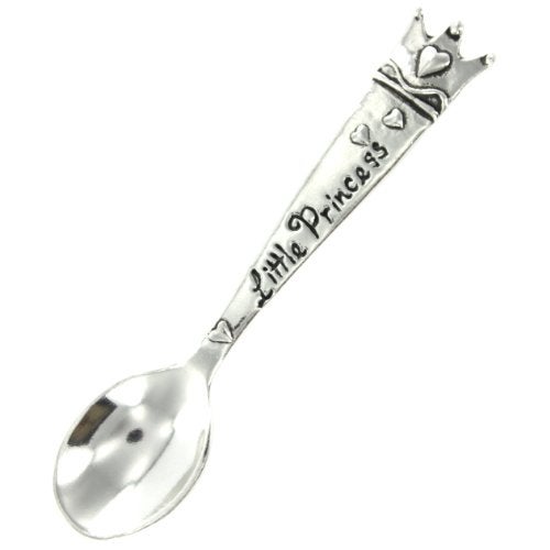 Basic Spirit Little Princess Pewter Baby Spoon - Image 1