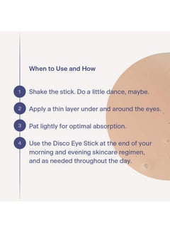 Disco Eye Stick For Men Antiaging And Repairing For Puffiness And Dark Circles All Natural And Paraben Free 10 Ml  - Image 5