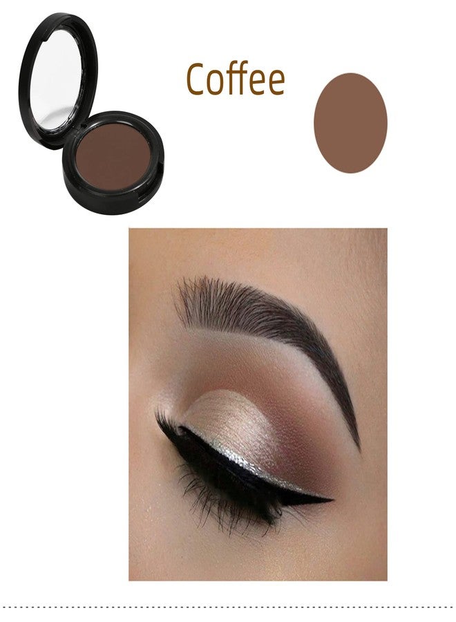 Mysense Single Matte Coffee Eyeshadow,Pressed Fine Powder Brown Eye Shadow,High Pigment Longwear Single Brown Eye Makeup for Day&Night (04) - Image 2