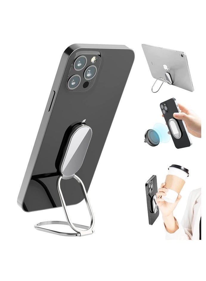 حامل هاتف قابل للطي، حامل حلقي للهاتف، حامل إصبع، دوران 360 درجة، حامل هاتف محمول، قبضة هاتف معدنية مع معظم الهواتف الذكية - Image 1