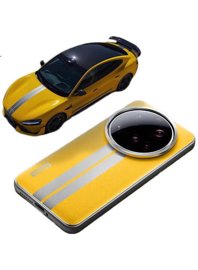 Keklle 【Instantly Transform Su7 Ultra】Suitable For Xiaomi 15 Ultra Phone Case Xiaomi 15 Ultra Protective Cover Instantly Transform Su7 Ultra Simple Anti-Drop Protective Cover Flash Yellow - Image 3